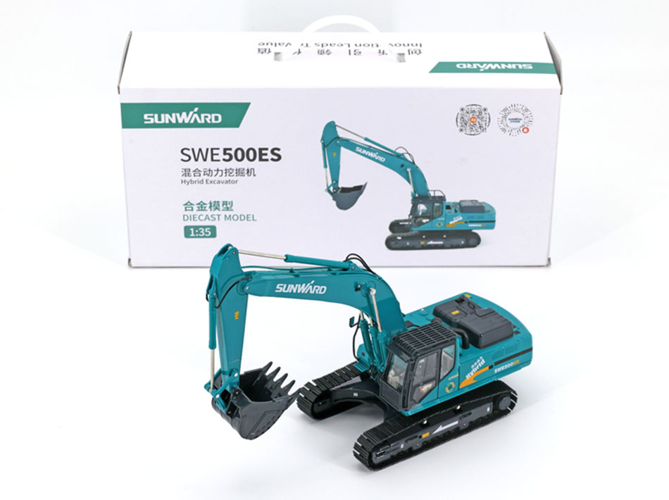 Đồ chơi xe kỹ thuật mô hình hợp kim máy xúc tiết kiệm năng lượng SWE500ES