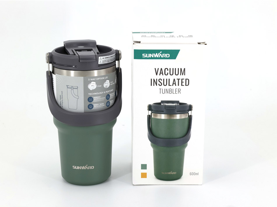 Cốc giữ nhiệt Sunward Portable Double Drink, Cốc đựng nước, Cốc đựng trà, Quà lưu niệm tùy chỉnh